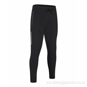 Pantalones de chándal transpirables deportes de gimnasia pantalones largos personalizados